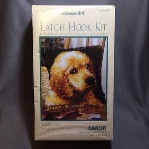 WonderArt Puppy Love Latch Hook Kit New